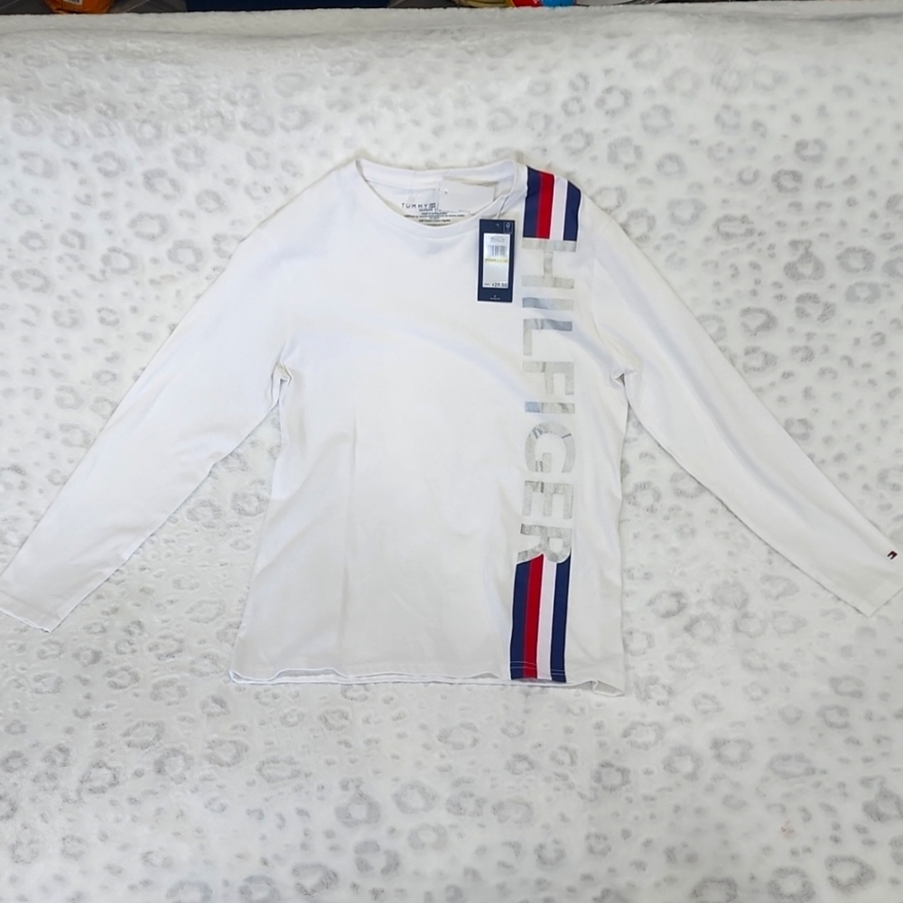 Tommy Hilfiger Long Sleeve Shirt Size M 12/14 Boys